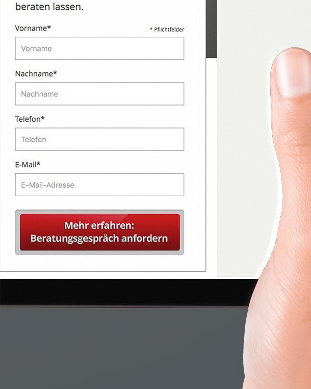 Webdesign für Landingpages für Aeiforia GmbH als Referenz der WOA Webdesign-Agentur